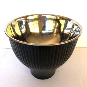 Michael Aram Studio MCM Ice Bucket Bowl Vase Africa Collection Stainless